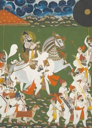 Maharana Bhim Singh in Procession